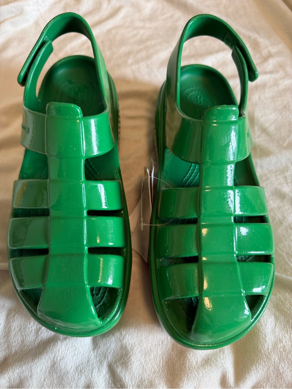 Crocs platform fisherman sandal